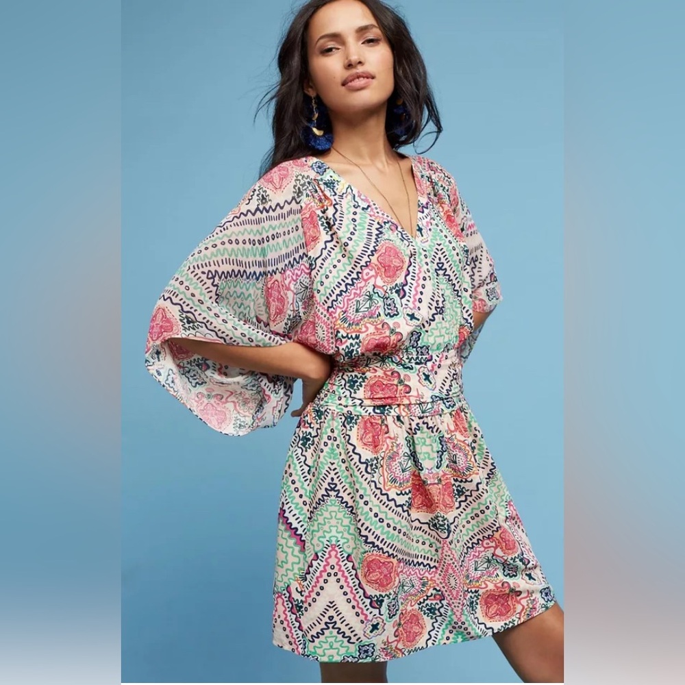 Anthropologie Maeve Siya Kimono Dress